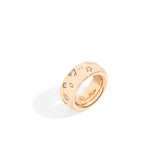 Iconica Rose Gold Ring with Diamonds - Dracakis Jewellers
